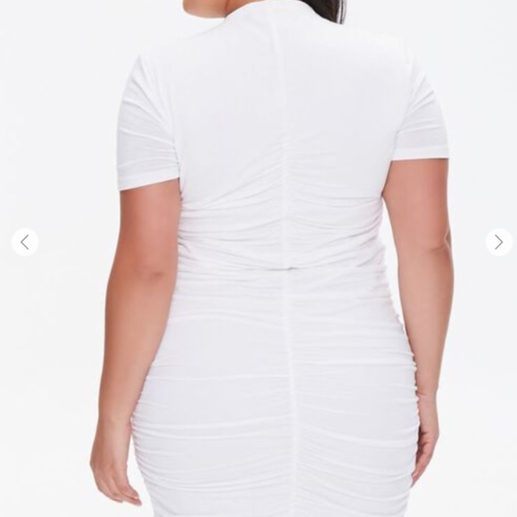 Forever 21 Plus Size Ruched Bodycon Dress NWT - Picture 3 of 4